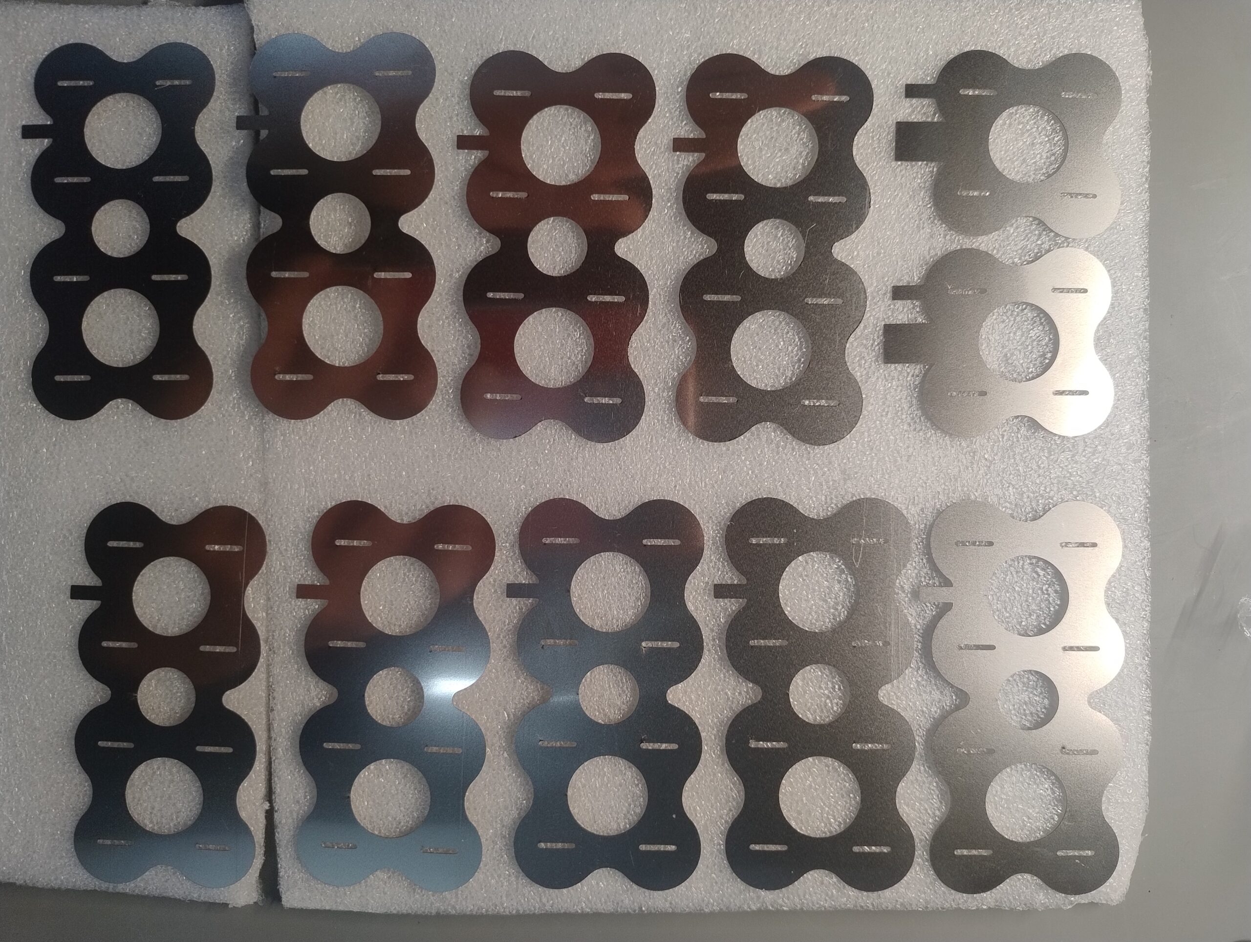 Complete VanMoof S3 X3 battery nickel connection plate set